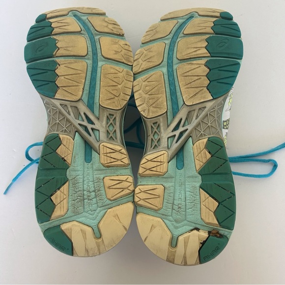 ASICS GEL KAYANO 23 WHITE FLORAL SNEAKERS SIZE 8.5 - Picture 15 of 15